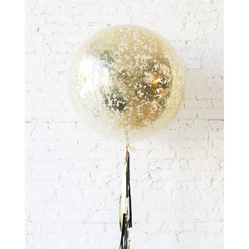 Royal Confetti Giant Balloon with Tassel
